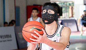 3D printed the protective mask, let the executive team athletes get better results